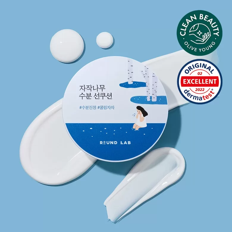 Round Lab Birch Juice Moisturizing Sun Cushion SPF50+ PA++++ 