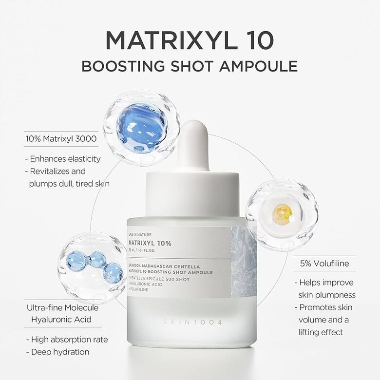 SKIN1004 Madagascar Centella Matrixyl 10 Boosting Shot Ampoule, 30 ml 