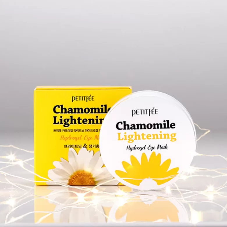 Petitfee Chamomile Lightening Hydrogel Eye Mask, 60.gab. 