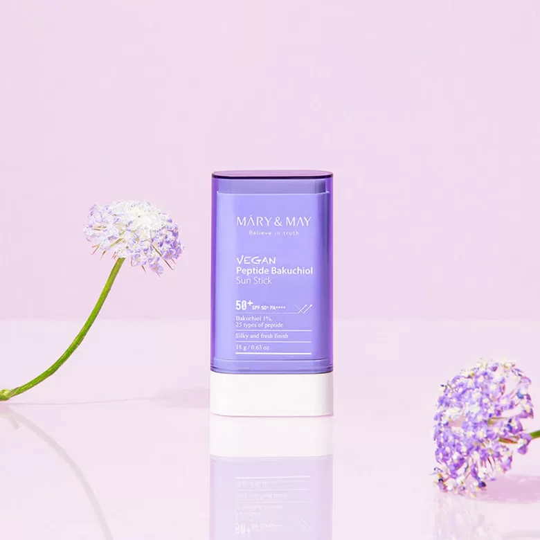 Mary&May Vegan Peptide Bakuchiol Sun Stick SPF50+ PA++++ 