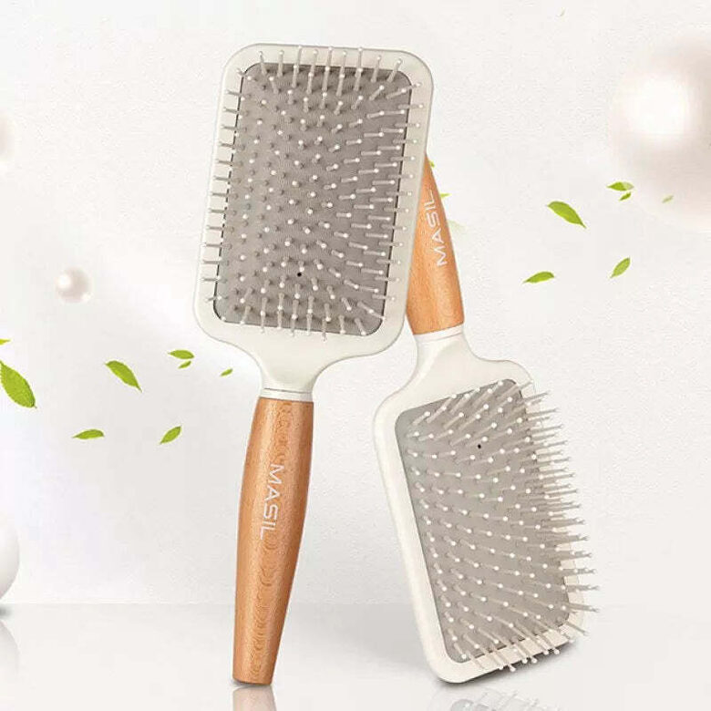  Masil Wooden Paddle Brush 