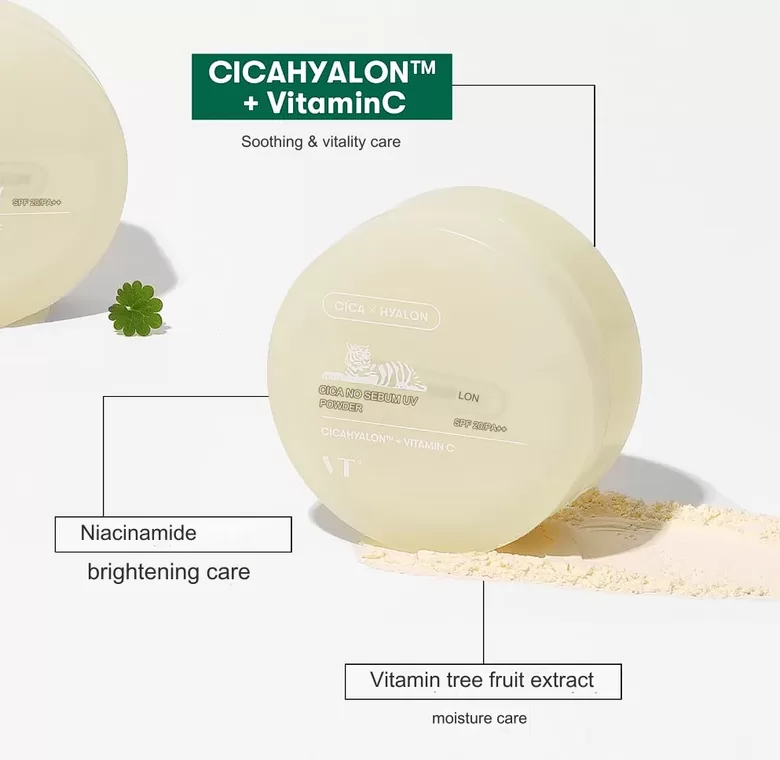  VT Cosmetics Cica No Sebum UV Powder SPF20 PA++ 