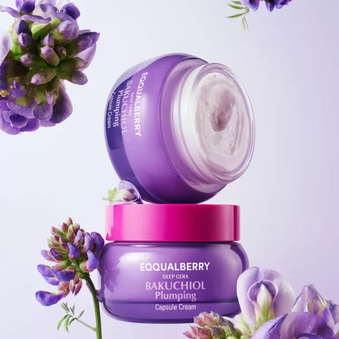 EQQUALBERRY Bakuchiol Plumping Capsule Cream, 50 ml 