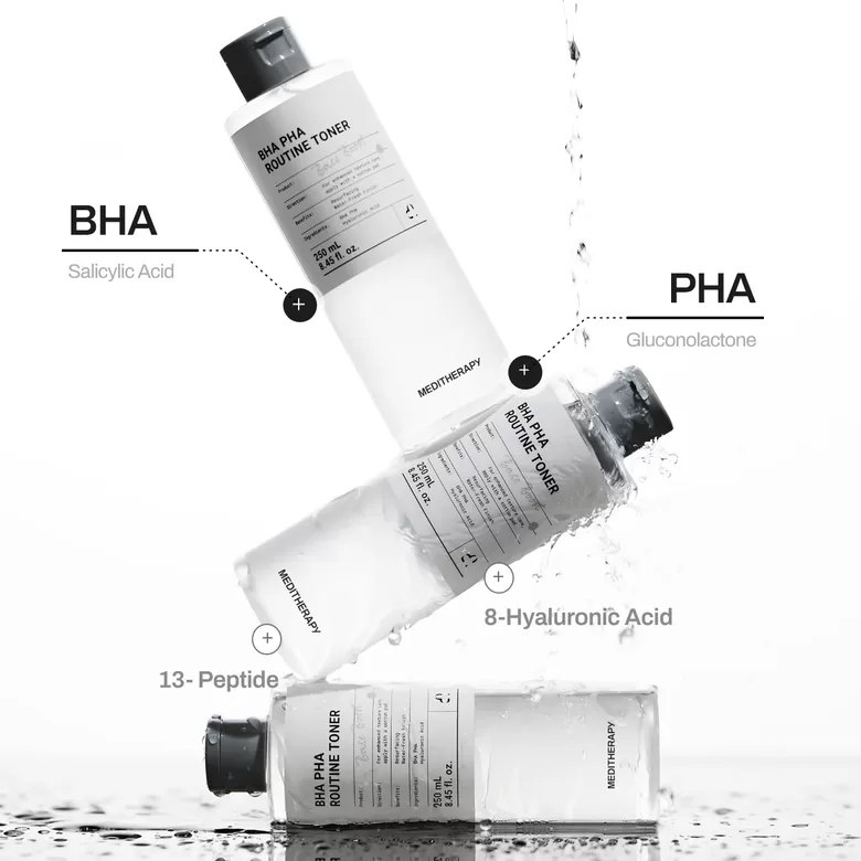 Meditherapy BHA PHA Routine Toner, 250 ml 