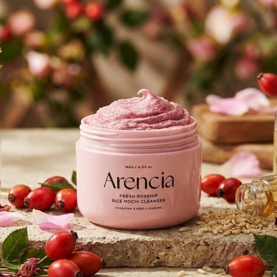 Arencia Fresh Rosehip Rice Mochi Cleanser, 120 ml 