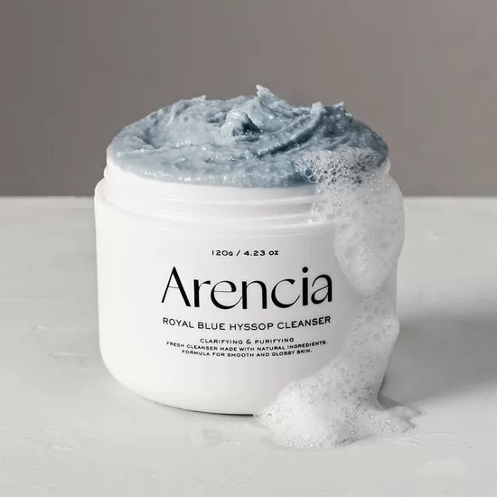 Arencia Royal Blue Hyssop Cleanser, 120 g