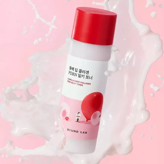 Round Lab Camellia Deep Collagen PDRN Milky Toner, 150 ml
