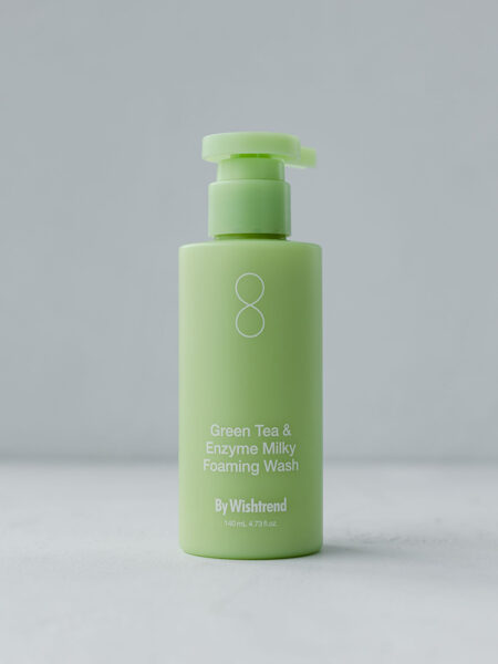 By Wishtrend Green Tea & Enzyme Milky Foaming Wash, 140 ml