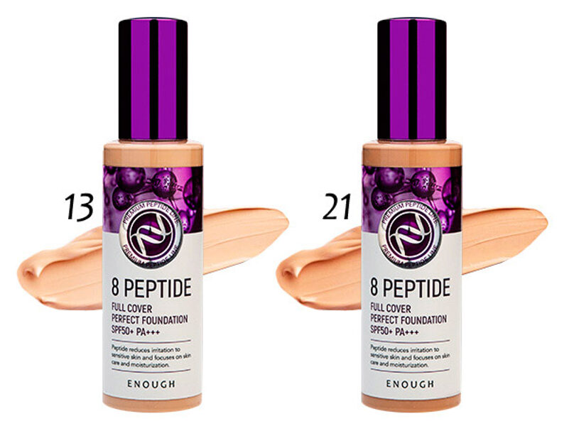Enough 8 Peptide Full Cover Perfect Foundation SPF50+PA+++