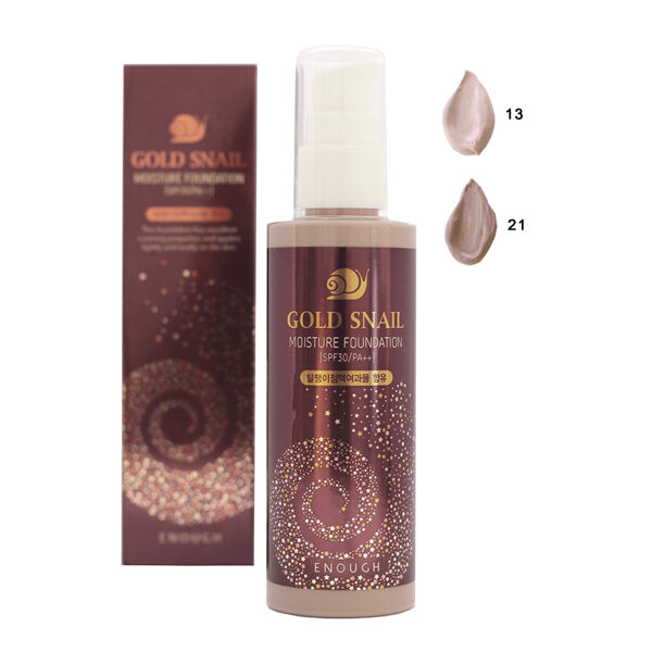 Enough Gold Snail Moisture Foundation SPF30+