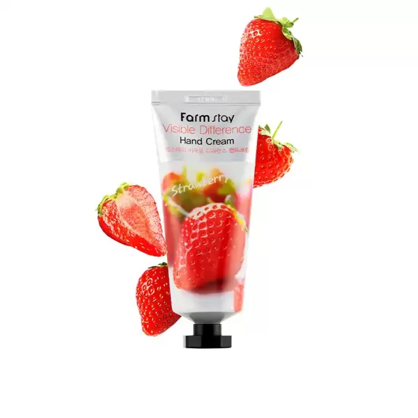 Farm Stay Visible Difference Hand Cream, #Strawberry, 100 ml